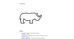 Desktop Screenshot of gregcerveny.com