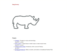 Tablet Screenshot of gregcerveny.com